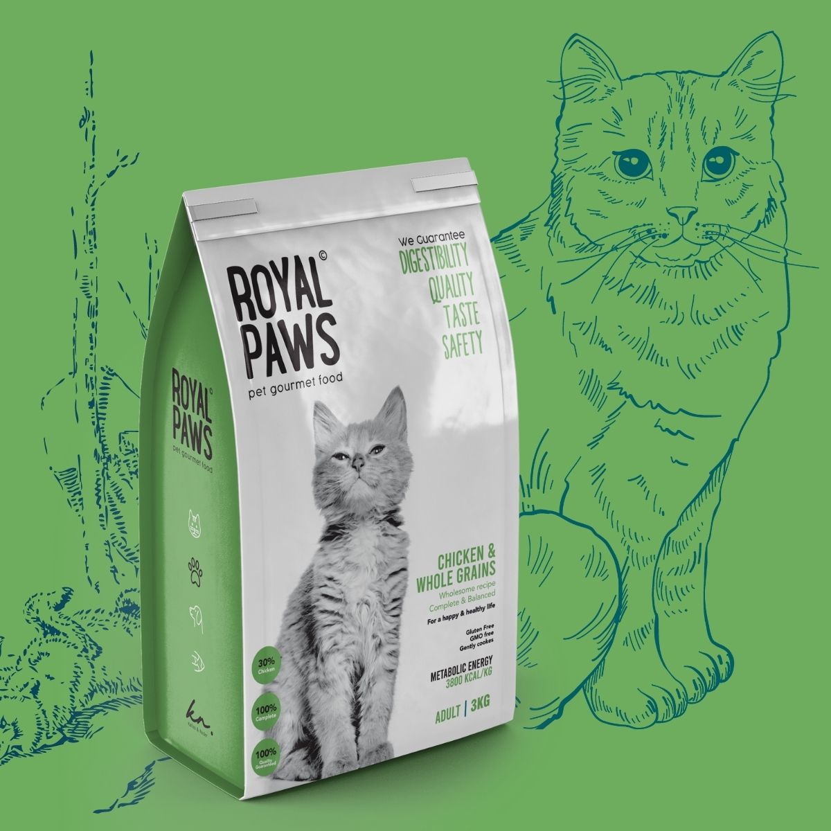 royal paws adult cat Product